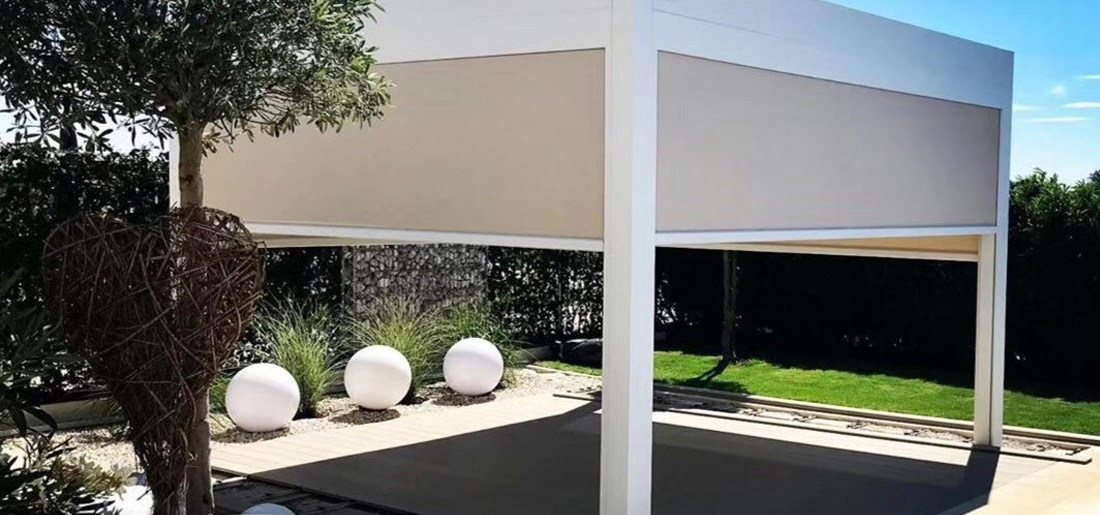 Install patio side covers for backyard bliss